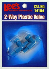 Lee's Pet Products ALE141042 2-Way Card Plastic Valve for Aquarium Pumps