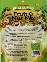 Fruit & Nut Mix Treat, 4.0 Oz Bag - Real Fruit and Nuts for Birds - Cockatiels, Parrots, Macaws, Conures