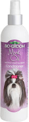 Bio-Groom Mink Oil Dog Conditioner Spray – Dog Sunscreen, Vitamin E, Non-Sticky, Dog Polish, Cat & Dog Grooming Supplies, Cruelty-Free, Made in USA, Dog Products 12 fl oz 2-Pack