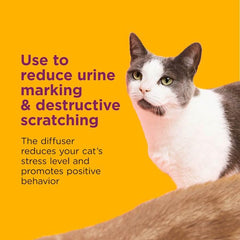 Comfort Zone Single & Multi-Cat Calming Diffuser Refills for A Soothing Home, 192 ml, Pack of 4