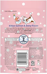 Temptations Salmon and Dairy Flavor Crunchy and Soft Kitten Treats