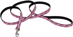 Coastal Pet Ribbon Dog Leash - Contemporary Stylish Look - Durable Fade-Resistant Nylon Material - Perfect for Dogs, 5/8" x 06'