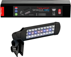 Aquatop LED Aquarium Clamp on Light, 6,500K Spectrum, Fits Rimless Fish Tanks, SkyAqua Mini, UL & CSA, SAQ-Mini