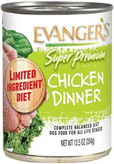Evanger's Super Premium for Dogs Cooked Chicken Dinner with Chunks, 12-Pack