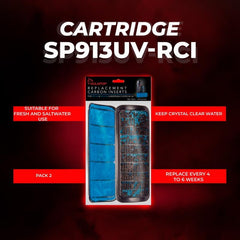 Aquatop Replacement Cartridge Insert – Compatible with Aquatop Aquarium Filters, Filter Refills for Clean and Healthy Water 2 Pack