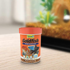 Tetra Goldfish Worm Shaped Bites Fish Food, Complete Food for All Goldfish