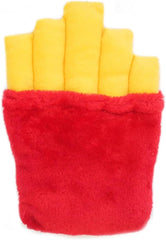ZippyPaws NomNomz - Dog Squeaky Toys to Keep Them Busy, Funny Food Plush for Small & Medium Dogs, Cute Stuffed Puppy Toy, Pet Products, Gift for Dogs of All Breeds, Soft and Cuddly - Fries