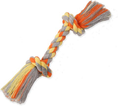 Mammoth Pet Products Flossy Chews Cottonblend Color Rope Bone , MultiColored