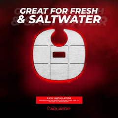 Aquatop Replacement Carbon Cartridges – Fits Forza FZ7 Canister Filters – Aquarium Filter Refills for Dirt & Waste – Crystal Clear Water – FZ7-RCI