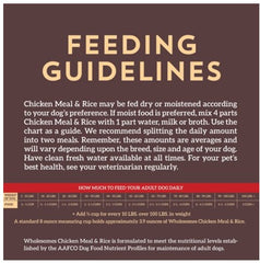 Wholesomes Chicken Meal & Rice Dog 40 lb