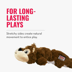 KONG Scrunch Knots Squirrel Dog Toy Medium/ Large Dog