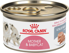 Royal Canin Feline Health Nutrition Mother & Babycat Ultra Soft Mousse in Sauce Canned Cat Food, 3 oz can (12-count)