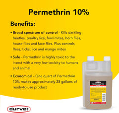 Durvet® Permethrin 10% – Livestock & Premise Insecticide