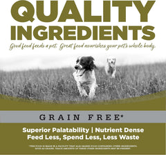 NutriSource Grain-Free Dog Food, Small Bites, Made with Chicken and Peas, 15LB, Dry Dog Food