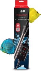 Aquatop Titanium Heater with Digital Controller – Fully Submersible - Up to 100 Gal – Adjustable 68-92°F – Durable Heater for Fresh & Saltwater