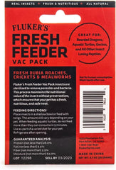 Fluker's Fresh Feeder Vac Pack Variety Mix, All Natural and Preservative Free, Great for Insect Eating Reptiles, Birds, Tropical Fish or Small Animals, 0.7 oz