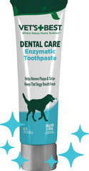 HERO PET Vet's Best Enzymatic Dog Toothpaste – Vet Formulated Dental Gel for Teeth Cleaning, Fresh Breath, Tartar Control, Plaque Remover & Oral Hygiene for Dogs, 3.5 oz