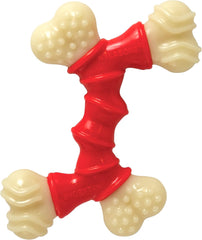 Nylabone Double Bone Power Chew Toy for Dogs, Dog Toys for Aggressive Chewers, Bacon Flavor, X-Small
