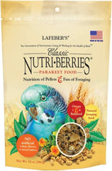 LAFEBER'S Classic Nutri-Berries Pet Bird Food, Made with Non-GMO and Human-Grade Ingredients, 10 oz