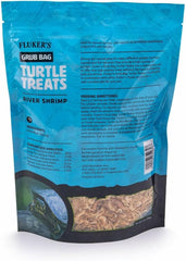 Fluker's Grub Bag Turtle Treats, High Protein Freeze Dried River Shrimp, For Aquatic Turtles, Amphibians, and Reptiles, 6 oz