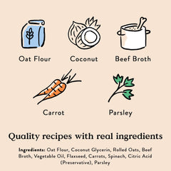 Bocce's Bakery All-Natural Witches Brew Dog Treats, Wheat-Free, Limited Ingredient Soft & Chewy Dog Treats, Inspired by Halloween, 6 oz