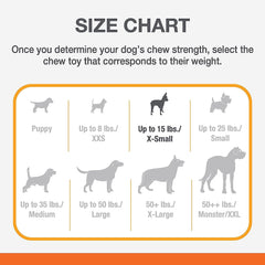 Nylabone Power Chew Classic Bone Chew Toy for Dogs, Durable Dog Toys for Aggressive Chewers, Bacon Flavor