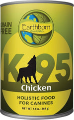 Earthborn Holistic K95 Chicken Recipe Grain-Free Canned Moist Dog Food 12 / 13 oz