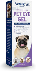 Vetericyn Plus Pet Eye Gel | Dog and Cat Eye Ointment Alternative to Lubricate and Relieve Eye Irritations and Abrasions, Reduce Symptoms of Pink Eye in Dogs and Cats. 3 ounces