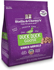 Stella Raw Duck Goose Dinner Morsel Cats Meal 100% Added Vitamins Fruits 1.25lbs