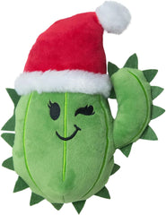 Snugarooz Chloe Santa Plush Dog Toy with Repair Patch – Soft, Durable, and Squeaky – Holiday-Themed Toy for Play, Gentle Chewing and Fun for Dogs