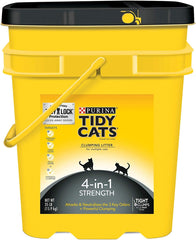 Purina Tidy Cats Clumping Cat Litter, 4-in-1 Strength Multi Cat Litter