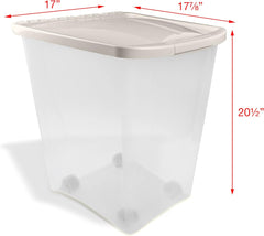 Van Ness Food Container with Fresh-Tite Seal and Wheels
