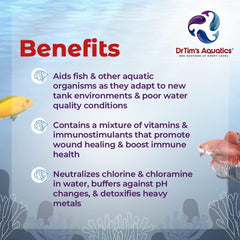 DrTim’s Aquatics First Defense for Freshwater Aquariums – Stress Relief & Immune System Support with Vitamins & Immunostimulants for Fish Tanks 8oz.