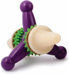 PetSafe Busy Buddy Treat Holding Jack Dog Toy – Strong Chewers - Challenging - Treat Rings Included