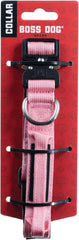 Boss Dog Tactical Adjustable Collar, Pink