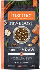 Instinct Raw Boost, Natural Dry Dog Food with Freeze Dried Pieces, High Protein, Grain Free Recipe - Real Salmon