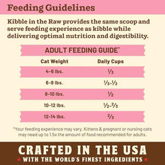 Primal Kibble in The Raw, Freeze Dried Cat Food, Beef, Scoop & Serve, Made with Raw Protein, Whole Ingredient Nutrition, Crafted in The USA, Dry Cat Food, 24 Ounce (1.5 lb) Bag