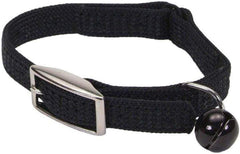 Sassy Snag-Proof Nylon Cat Safety Collar Black