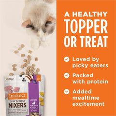 Instinct Raw Boost Mixers Freeze Dried Cat Food Topper, Grain Free - Farm-Raised Rabbit, 6 oz. Bag