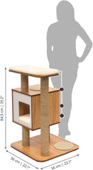 Catit Vesper Cat Tree, Base, Walnut, 52042