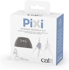 Catit PIXI Spinner Refresh Kit for Treat Dispensing Cat Toy, Silver