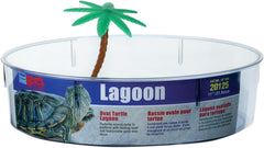 Lee's Turtle Lagoon, Oval w/ Plant, 11-Inch by 8-1/2-Inch by 3-Inch
