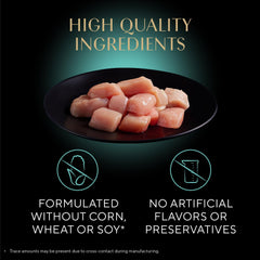 Sheba Perfect Portions Kitten Wet Cat Food Pate Chicken Entree, Twin-Pack Tray 1 Count, 2 Servings 2.6-oz(Pack of 12)