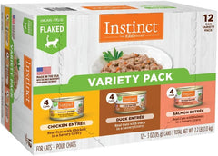 Instinct Flaked Entrée Wet Canned Cat Food - Variety Pack