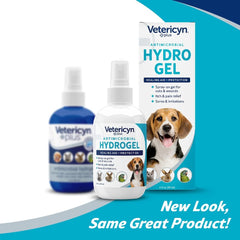 Vetericyn Plus Dog Wound Care Hydrogel Spray | Healing Aid and Wound Protectant, Sprayable Gel to Relieve Dog Itchy Skin, Safe for All Animals. 3 Ounces