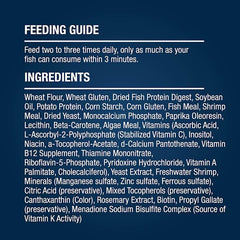 Tetra Goldfish Worm Shaped Bites Fish Food, Complete Food for All Goldfish