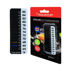 Click to play video AQUATOP Stick-on LCD Thermometer