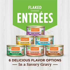 Instinct Flaked Entrée Wet Canned Cat Food - Rabbit