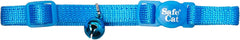Safe Cat Adjustable Breakaway Collar with Bells, Blue Lagoon