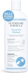 Veterinary Formula Flea and Tick Shampoo for Dogs and Cats
